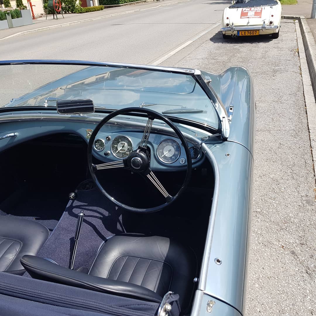 I found this parked next to me today.#austinhealey #austinhealey3000mk3 #austinhealey3000mk2 #austinhealeyforsale #carforsale #carforsaleluxembourg #luxembourg #luxembourgcity